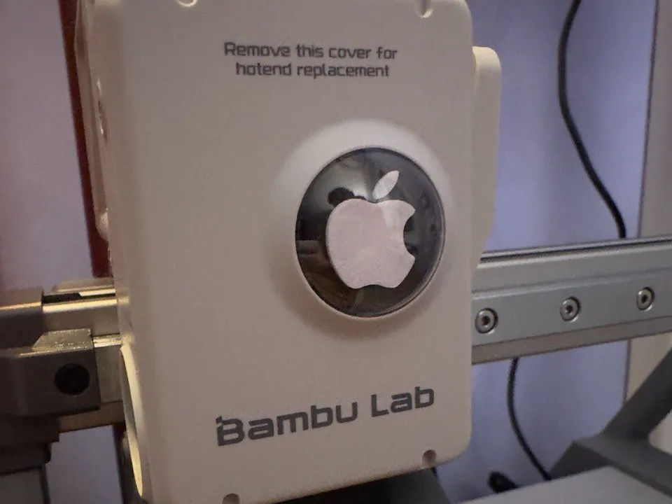 Apple Logo - 3D Print for Bambulab A1/A1 mini Extruder Wheel