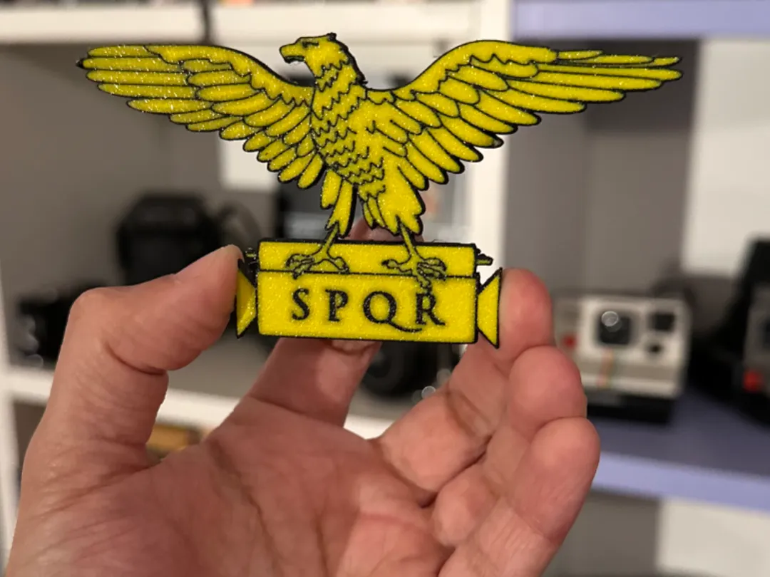 Ancient Rome Eagle Decoration - 3D Printed Image Logo