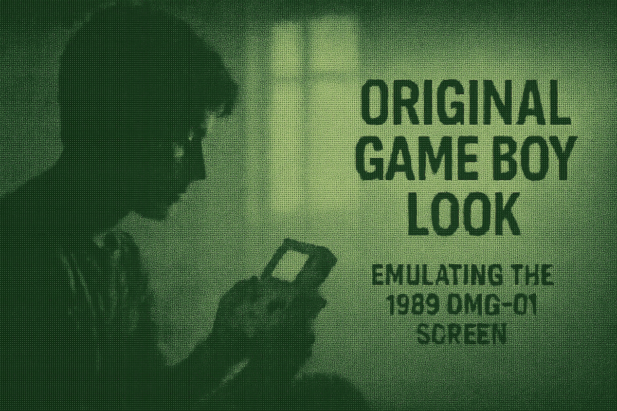 Game Boy Look Video LUT
