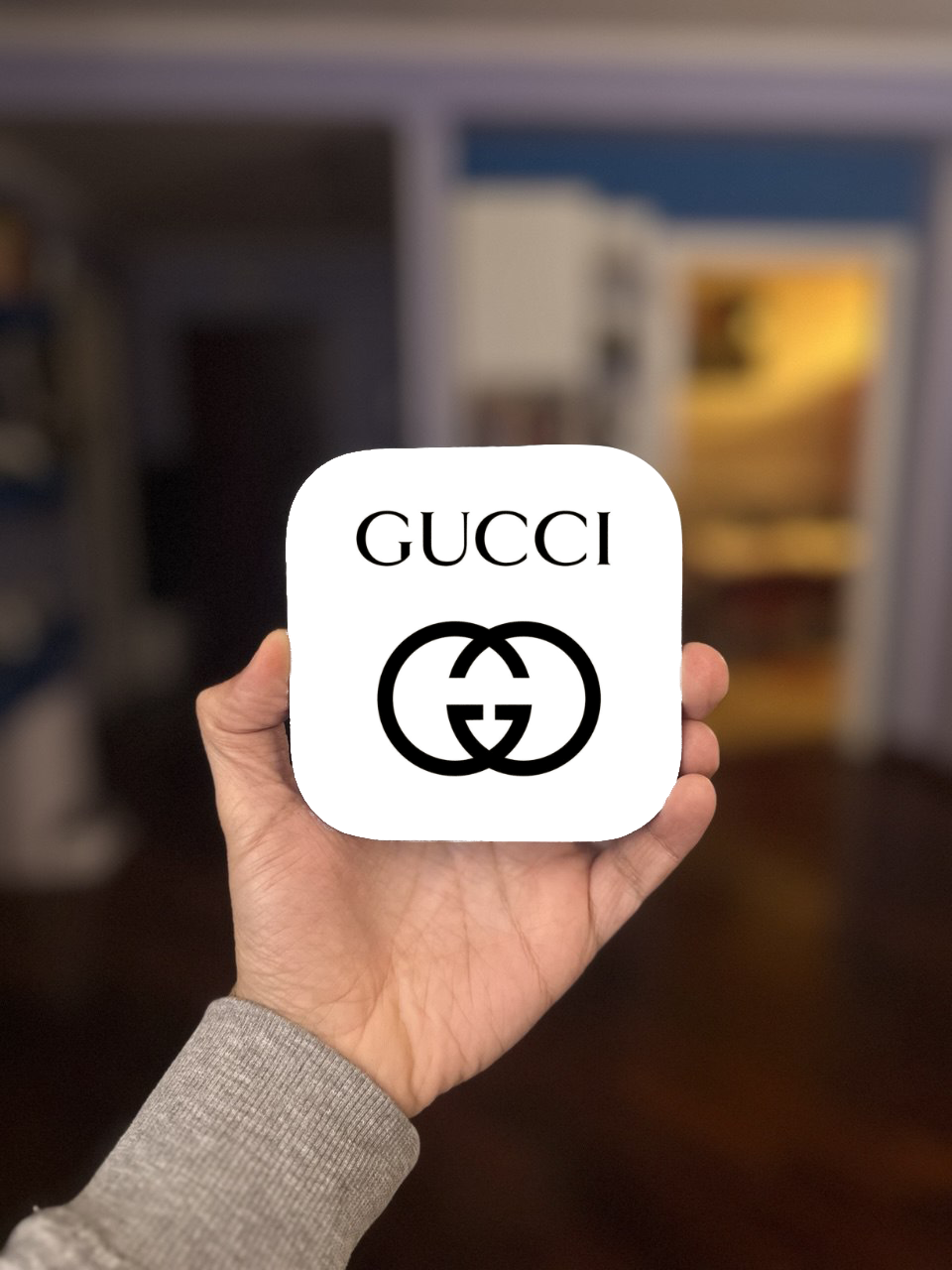 Gucci Brand Logo - 3D Printed Logo