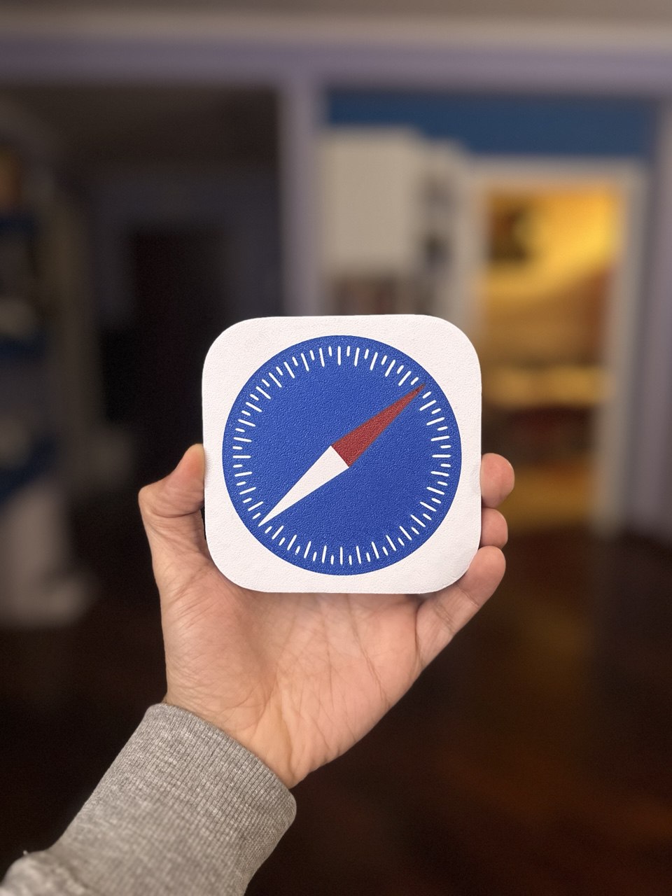 Apple Safari - 3D Printed Computer App Icon Logo