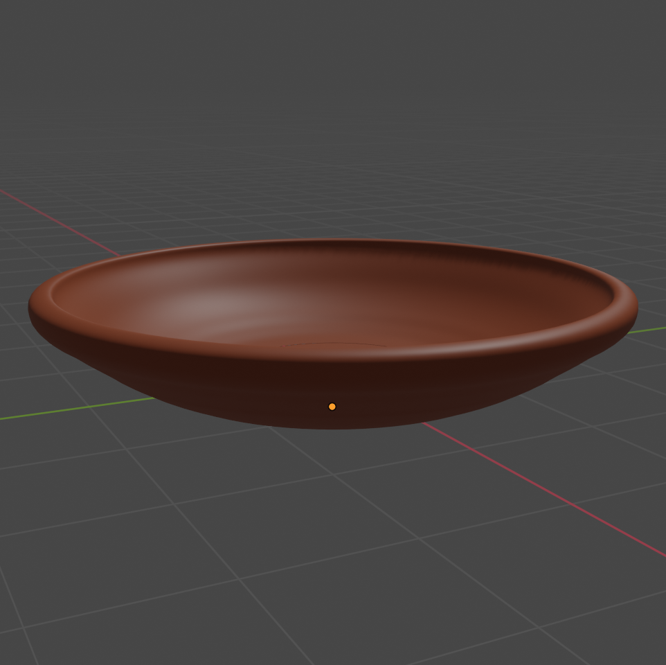 Ancient Roman Plate Archaeological Find - 3D Model for Blender and Printing