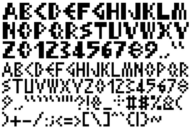 Aigaion Pixel Font