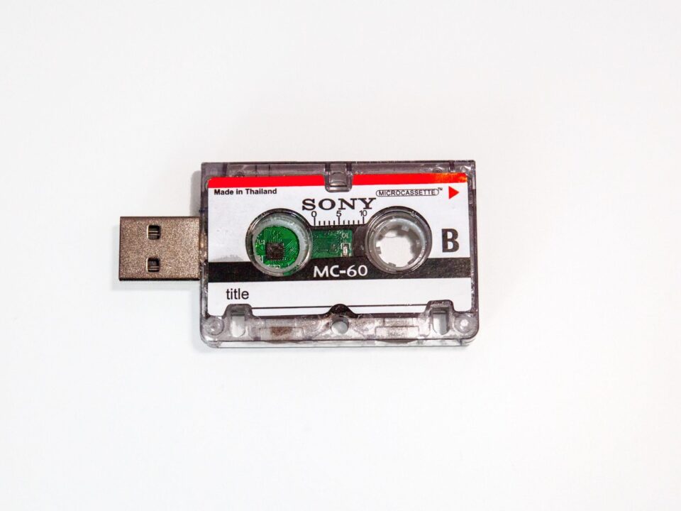 MC-60 Drive: The legend is back, and it's more powerful than ever! - Microcassette USB flash drive 32/64/128 Gb - Custom vintage gift