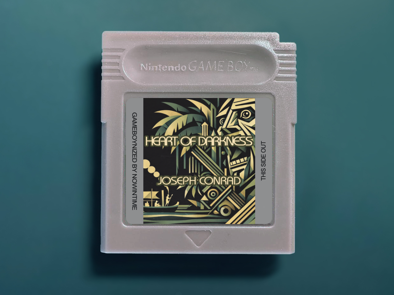 Heart of Darkness by Joseph Conrad GBbook - Custom Game Boy Cartridge with Books and Literature Classics