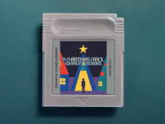 A Christmas Carol by Charles Dickens GBbook - Custom Game Boy Cartridge with Books and Literature Classics