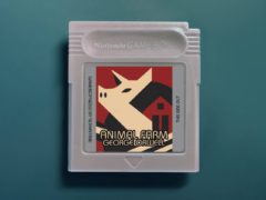Animal Farm by George Orwell GBbook - Custom Game Boy Cartridge with Books and Literature Classics