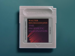 The Prophetic Imagination by Walter Brueggemann GBbook - Custom Game Boy Cartridge with Books and Literature Classics