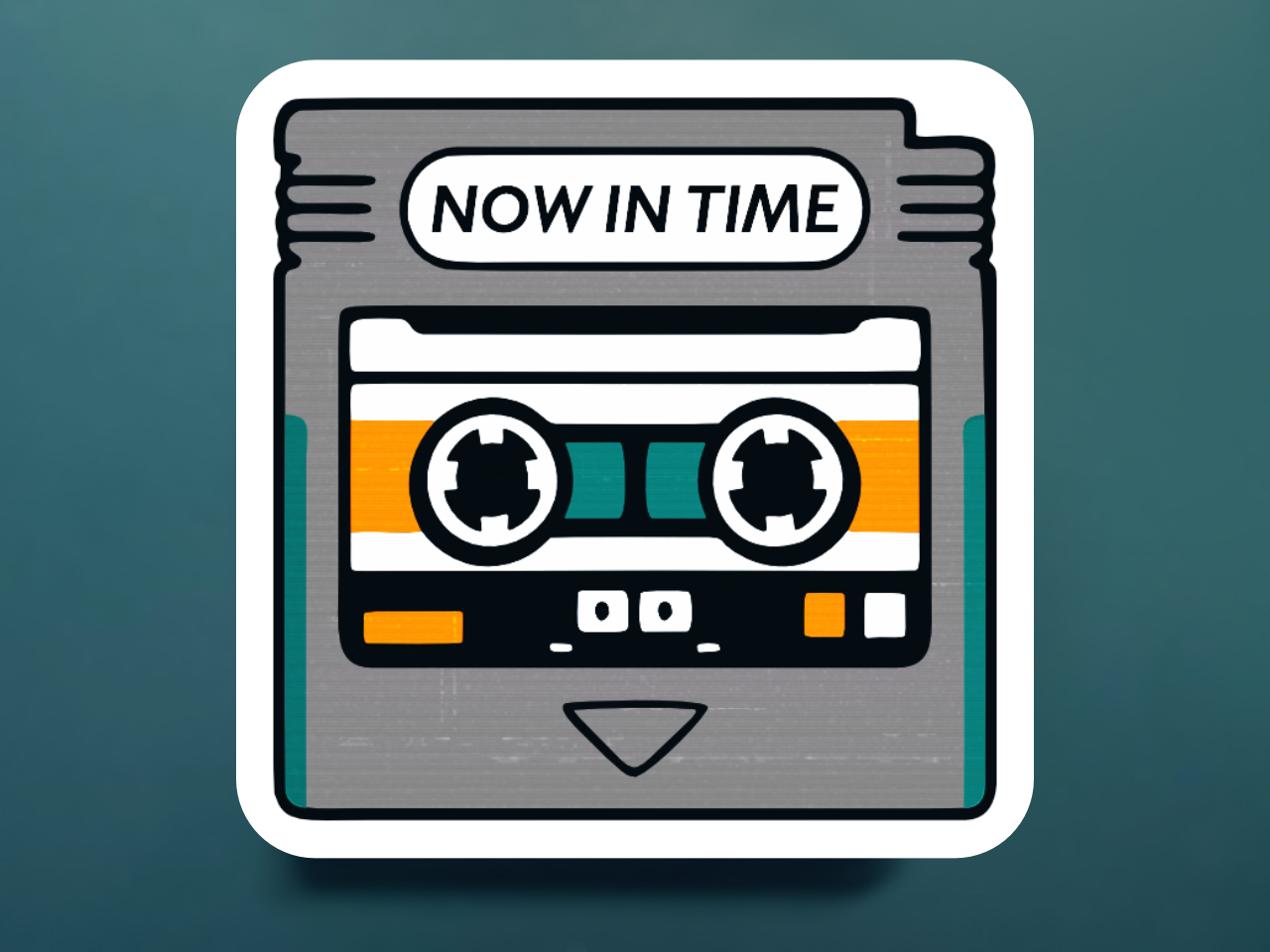 Nowie Now In Time Mascot Sticker